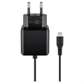 Goobay univerzális MicroUSB fali töltő - 15W, 5V/3A - fekete