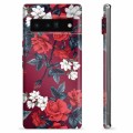 Google Pixel 6 Pro TPU tok – Vintage Flowers