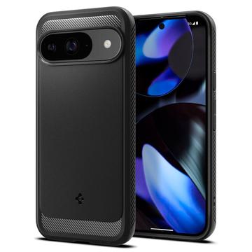 Google Pixel 9/9 Pro Spigen Rugged Armor TPU Case - Black