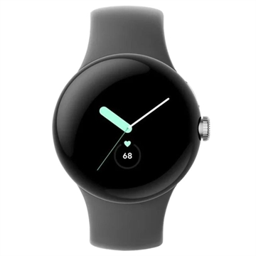 Google Pixel Watch (GA03305-DE) 41mm WiFi - Ezüst / Charcoal