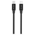 GreyLime 60W Braided USB-C / USB-C Cable - 2m - Black