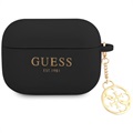 Guess 4G Charm AirPods Pro szilikon tok - fekete