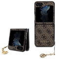 Samsung Galaxy Z Flip5 Guess 4G Charms Collection Hibrid Tok - Barna