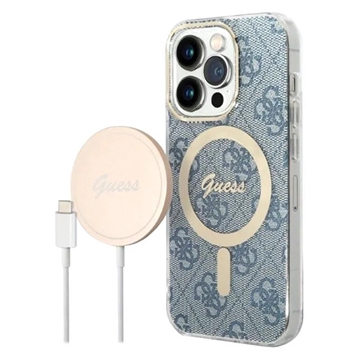 Guess 4G Edition Bundle Pack iPhone 14 Pro Tok & Vezeték Nélküli Töltő