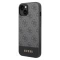 Guess 4G Stripe iPhone 14 Hybrid Case - Grey