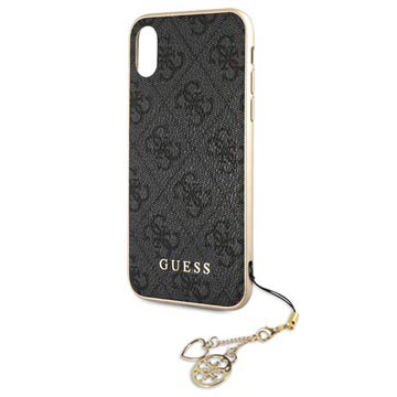 Guess Charms Collection 4G iPhone XR tok - sötétszürke