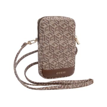 Guess G Cube Smartphone Shoulder Bag - Brown