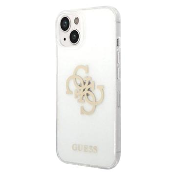 Guess Glitter 4G Big Logo iPhone 14 Plus Hybrid Case