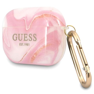 Guess Marble Collection AirPods Pro TPU tok - rózsaszín