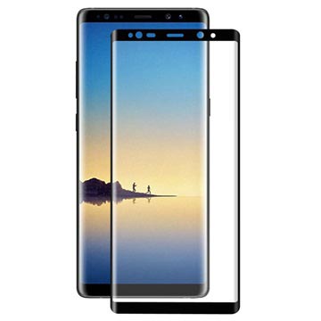 Samsung Galaxy Note 8 Hat Prince 3D teljes méretű edzett üveg - fekete