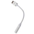 Hat Prince USB 3.1 Type-C / 3,5 mm-es audioadapter - fehér