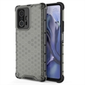 Xiaomi 11T/11T Pro Honeycomb Armored Hibrid Tok - Fekete