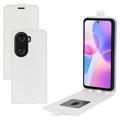 Honor X40i Vertical Flip Case with Card Slot - White