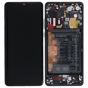 Huawei P30 Pro LCD kijelző (szervizcsomag) 02352PBT - fekete