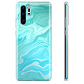 Huawei P30 Pro TPU tok - kék márvány