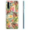 Huawei P30 Pro TPU tok - rózsaszín virágok