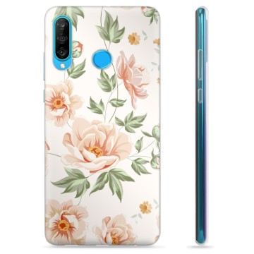 Huawei P30 Lite TPU tok - virágos