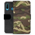 Huawei P30 Lite Premium pénztárca tok - Camo