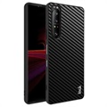 Imak LX-5 Sony Xperia 1 III hibrid tok - szénszálas - fekete