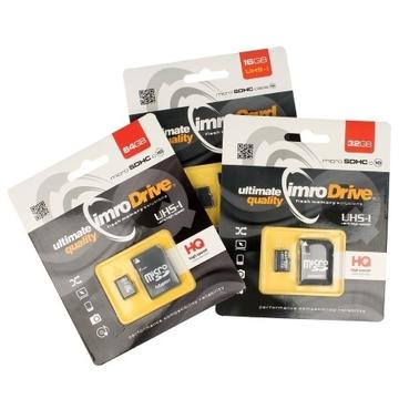 Imro MicroSD Memory Card with Adapter - 64GB