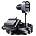 Joyroom JR-CL05 5 portos gyors autós töltő - 2x PD USB-C, 3x QC3.0 USB - 72 W