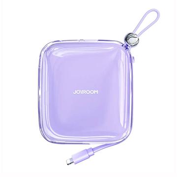 Joyroom Jelly JR-L005 Lightning Power Bank 10000mAh - USB-C, USB-A Ports - Purple