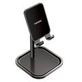 KAKUSIGA KSC-323 Tianheng Series Desktop Phone Stand Adjustable Angle PC Cell Phone Holder Bracket - Black