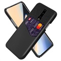 KSQ OnePlus 7 Pro tok kártyatartó zsebbel - fekete