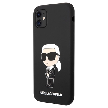 Karl Lagerfeld Ikonik iPhone 11 szilikon tok - fekete