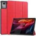 Lenovo Tab K11 Plus Tri-fold sorozatú Smart Folio tok - Piros