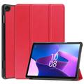 Lenovo Tab M10 Gen 3 Tri-fold sorozatú Smart Folio tok - Piros