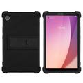 Lenovo Tab M8 Gen 4 Silicone Case with Kickstand - Black