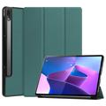 Lenovo Tab P12 Pro Tri-fold sorozatú Smart Folio tok - Zöld