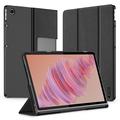 Lenovo Tab Plus Dux Ducis Domo Tri-Fold Smart Folio Tok - Fekete