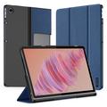 Lenovo Tab Plus Dux Ducis Domo Tri-Fold Smart Folio Tok - Kék