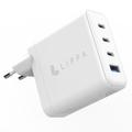 Lippa 100W PD & QC GaN Wall Charger - 3x USB-C, USB-A - White