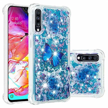 Folyékony csillogó Samsung Galaxy A70 TPU tok