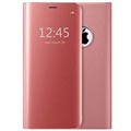 Luxury Series Mirror View iPhone 7 Plus / 8 Plus kihajtható tok - Rose Gold