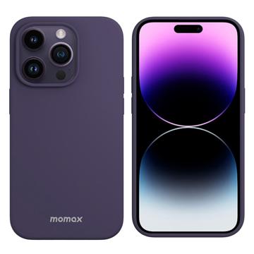 Momax Silicone 2.0 iPhone 14 Pro Hibrid Tok - Lila