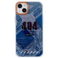 Mutural Modern Series iPhone 14 Hybrid Case - Blue