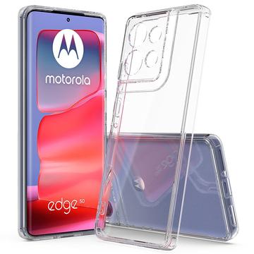 Motorola Edge 50 Karcálló Hibrid Tok - Átlátszó