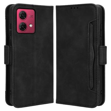 Motorola Moto G84 Cardholder Series Pénztárca Tok - Fekete