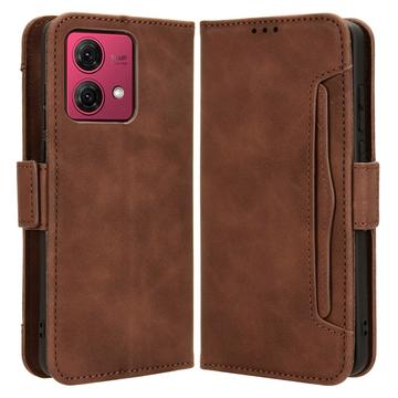 Motorola Moto G84 Cardholder Series Pénztárca Tok - Barna