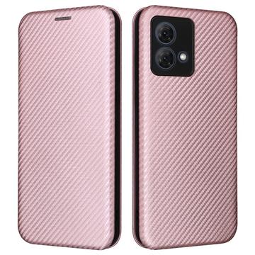 Motorola Moto G84 Flip Tok - Szénszálas - Rose Gold