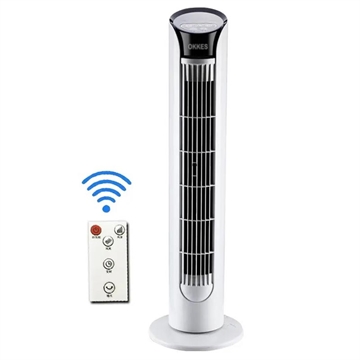 Okkes Eisberg Tower Ventilátor Távirányítóval - 40W - Fehér