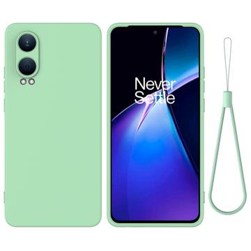 OnePlus Nord CE4 Lite/Oppo K12x folyékony szilikon tok - Zöld