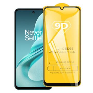 OnePlus Nord N30 SE 9D Teljes Fedésű Edzett Üveg Kijelzővédő Fólia - Fekete Él