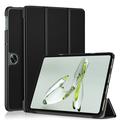 OnePlus Pad Go/Oppo Pad Air2 Tri-fold sorozatú Smart Folio tok - Fekete