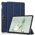 OnePlus Pad Go/Oppo Pad Air2 Tri-fold sorozatú Smart Folio tok - Kék