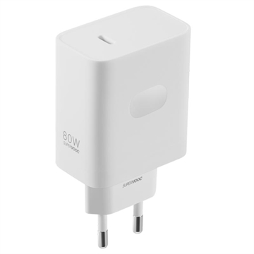 OnePlus SuperVOOC GaN USB-C Tápadapter 5461100248 - 80 W - Fehér